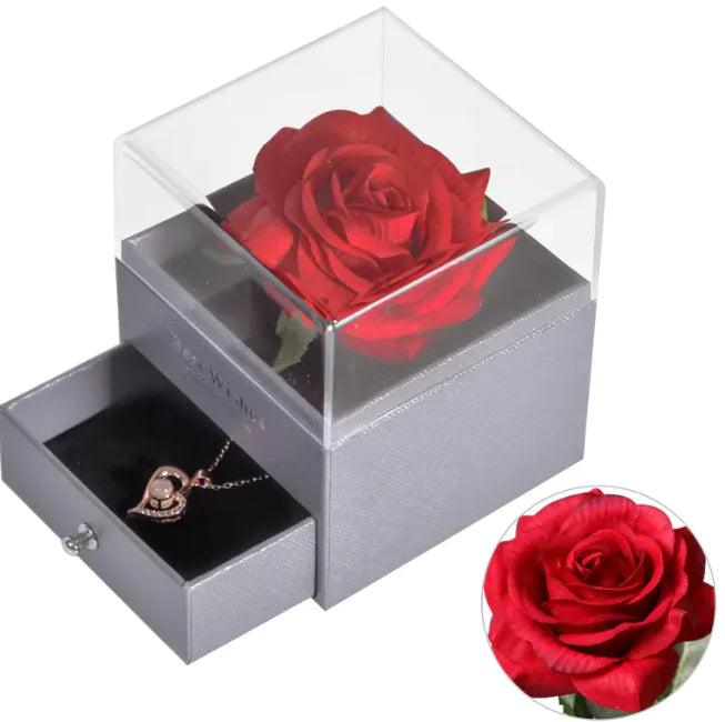 Valentine Eternal Rose Jewelry Gift Box