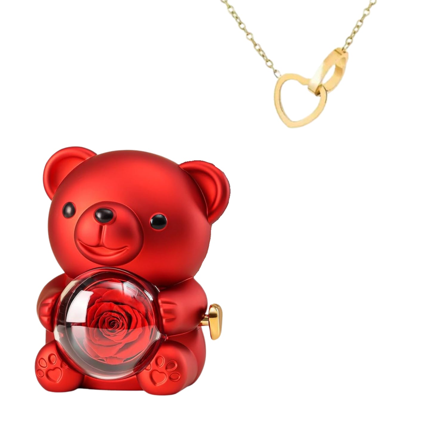 Teddy Bear Box  | Necklace