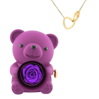 Teddy Bear Box  | Necklace