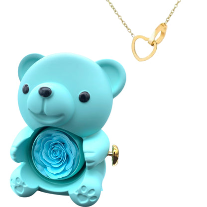 Teddy Bear Box  | Necklace