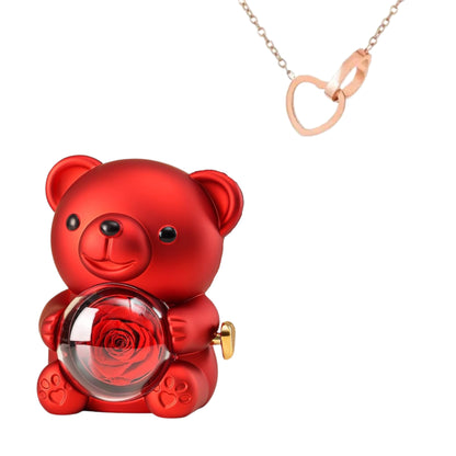 Teddy Bear Box  | Necklace