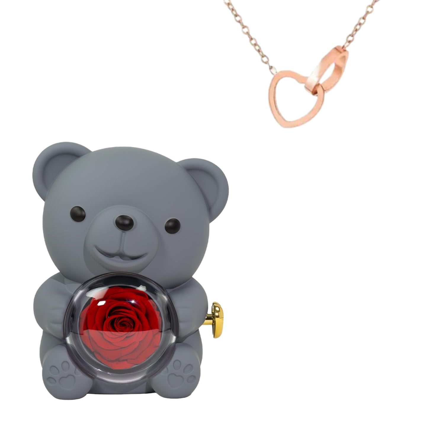 Teddy Bear Box  | Necklace