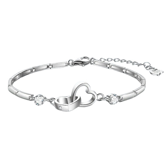 Double Heart Bracelet