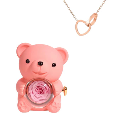 Teddy Bear Box  | Necklace