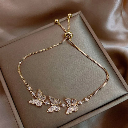 Butterfly Crystal Zircon Bracelet