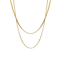 Double Layer Snake Chain Necklace