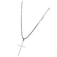 Stainless Steel Cross Pendant Necklace