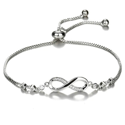 Stone Infinity Bracelet