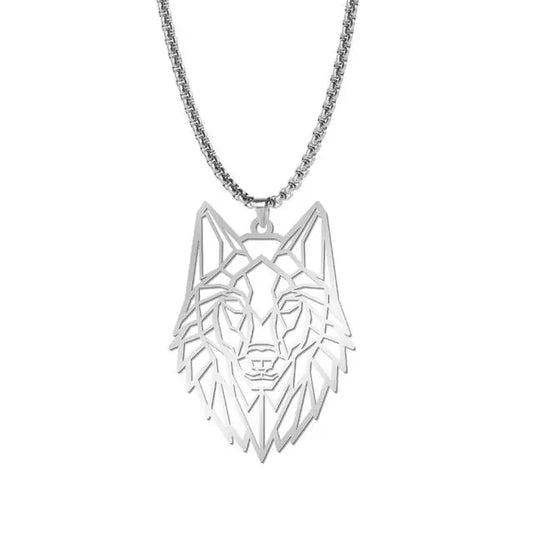 Wolf Necklace Chain Choker