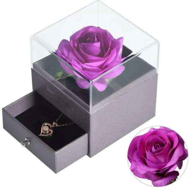 Valentine Eternal Rose Jewelry Gift Box