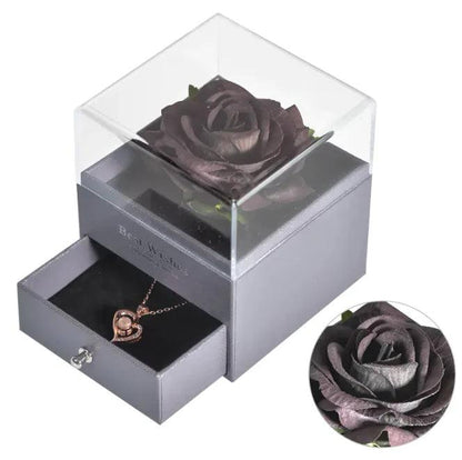 Valentine Eternal Rose Jewelry Gift Box