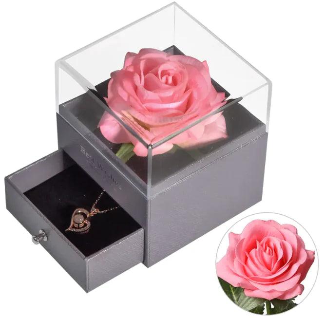 Valentine Eternal Rose Jewelry Gift Box